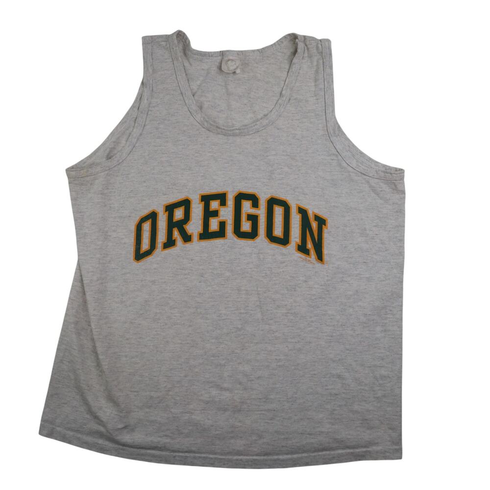 Vintage 90S University of Oregon Spellout Tank Top